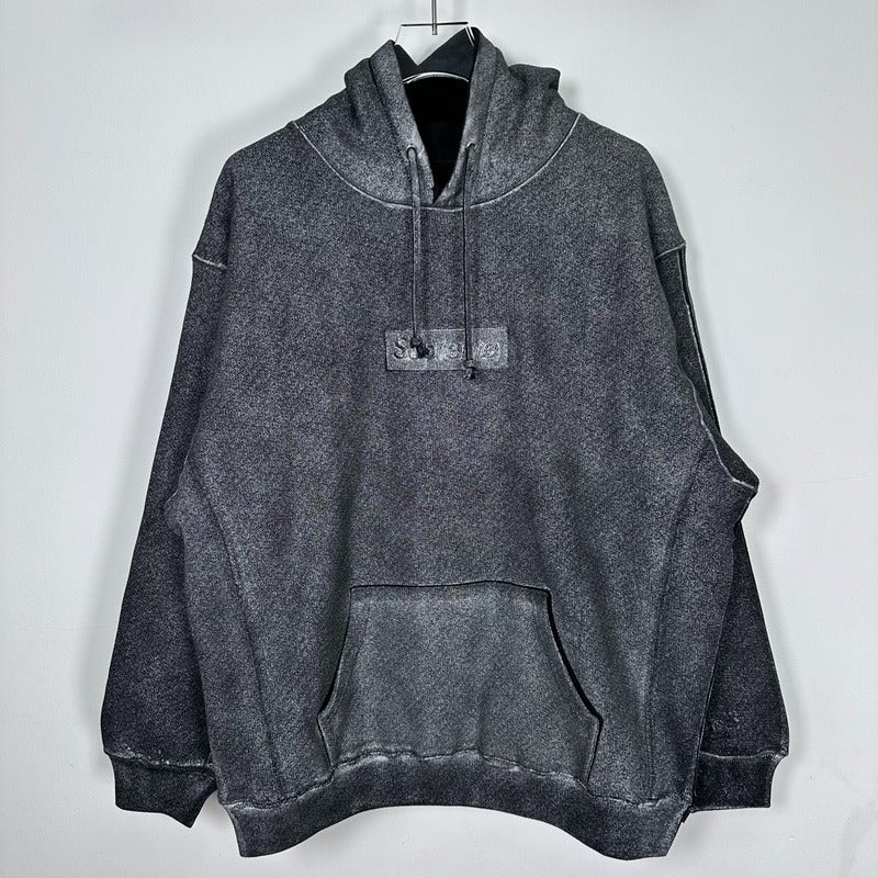 Supreme x MM6 Maison Margiela Foil Box Logo Hoodie 'Black'