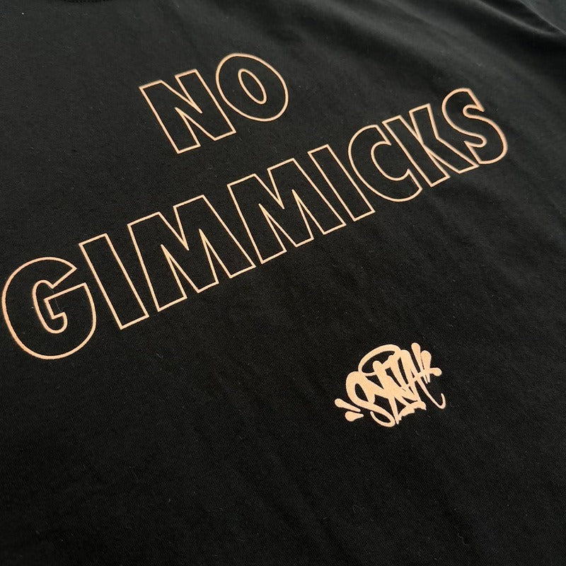 Syna World CRG No Gimmicks T-Shirt - Black/Rose Gold (Can't Rush Greatness Merchandise)