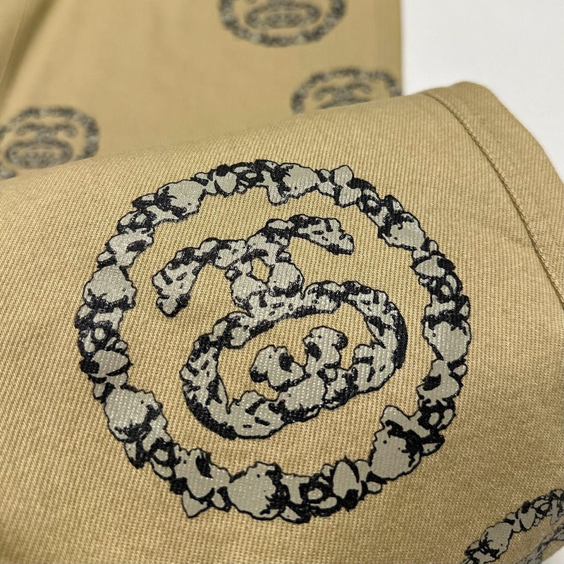 Denim Tears x Stussy Double S Wreath chino Pant - Khaki Brown