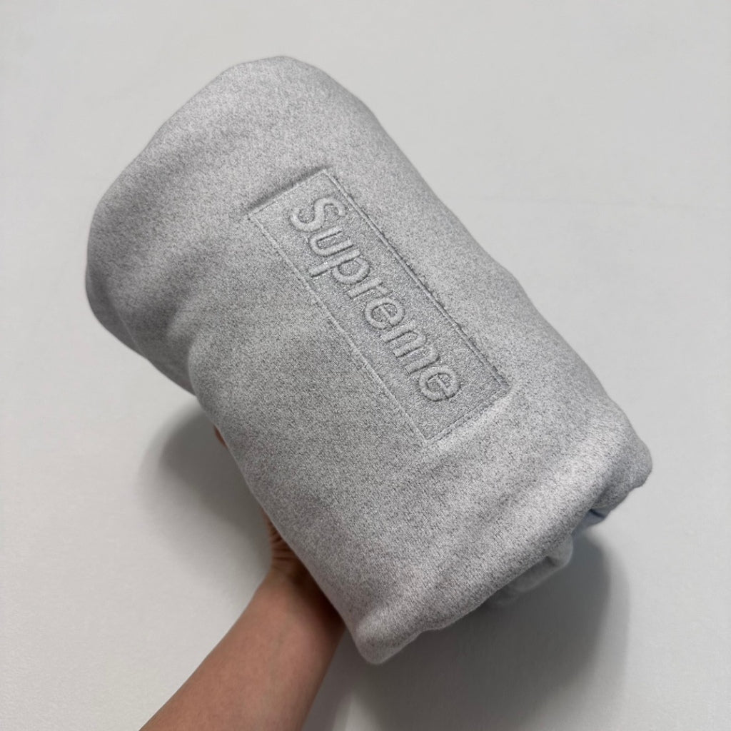 Supreme x MM6 Maison Margiela Foil Box Logo Hoodie 'White'