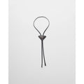 PRA Black Saffiano Leather Bolo Tie