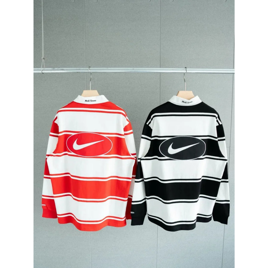 Stripe Rugby Polo LS - Supreme x Nike