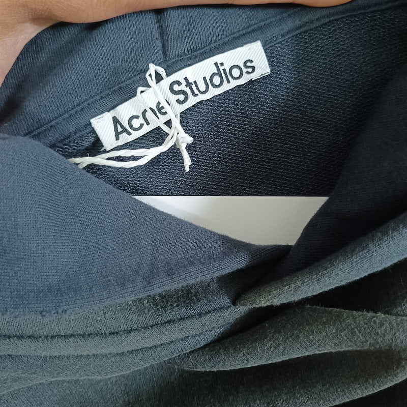 Acne Studios Logo Stockholm 1996 Hoodie Faded Black