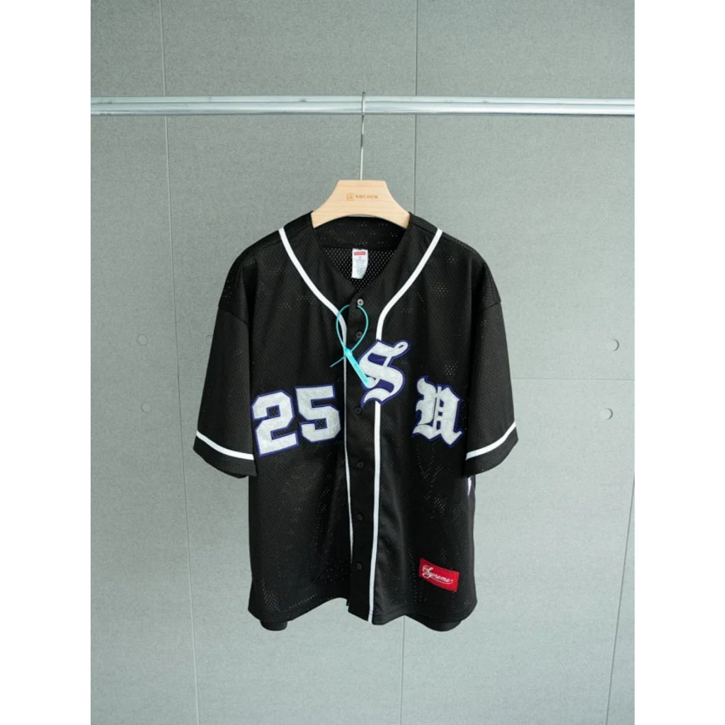 Supreme Old English Baseball Jersey SS25