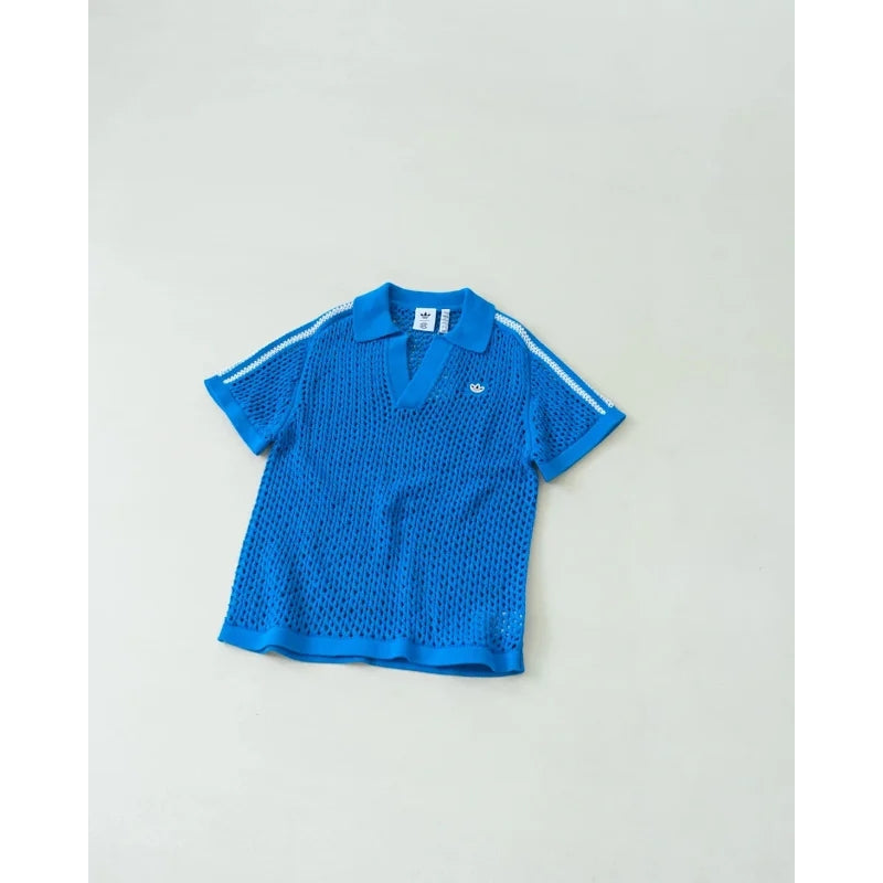 adidas Originals x CLOT By Edison chen Unisex Crochet Polo Shirt