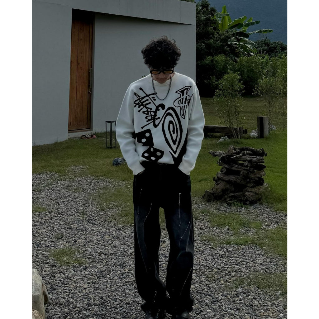 Nike x Stussy Knit Sweater Natural
