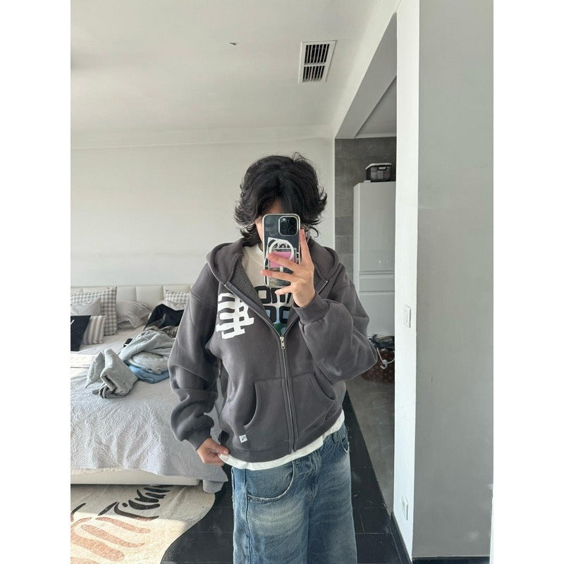 ERIC EMANUEL X AKIMBO X TYRRELL WINSTON Zip-Up Hooded Sweatshirt