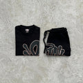 Syna World Syna Logo Tee & Shorts Set - Black/Rose Gold (Can't Rush Greatness)