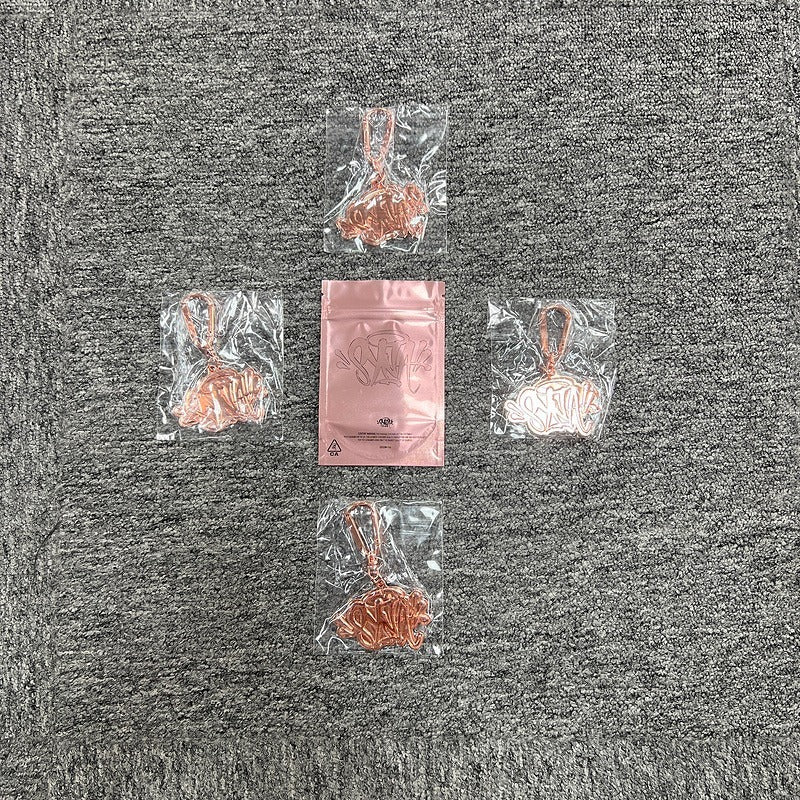 Syna World x Can't Rush Greatness Keyring - Rose Gold
