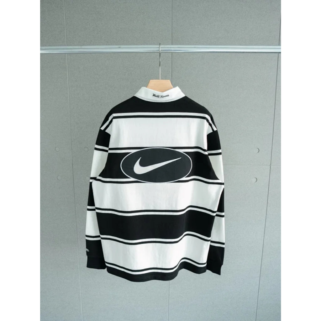 Stripe Rugby Polo LS - Supreme x Nike
