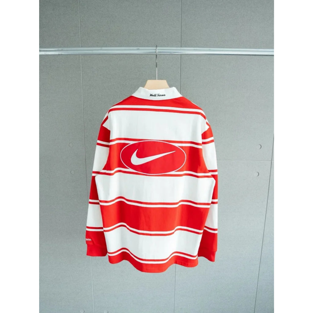 Stripe Rugby Polo LS - Supreme x Nike