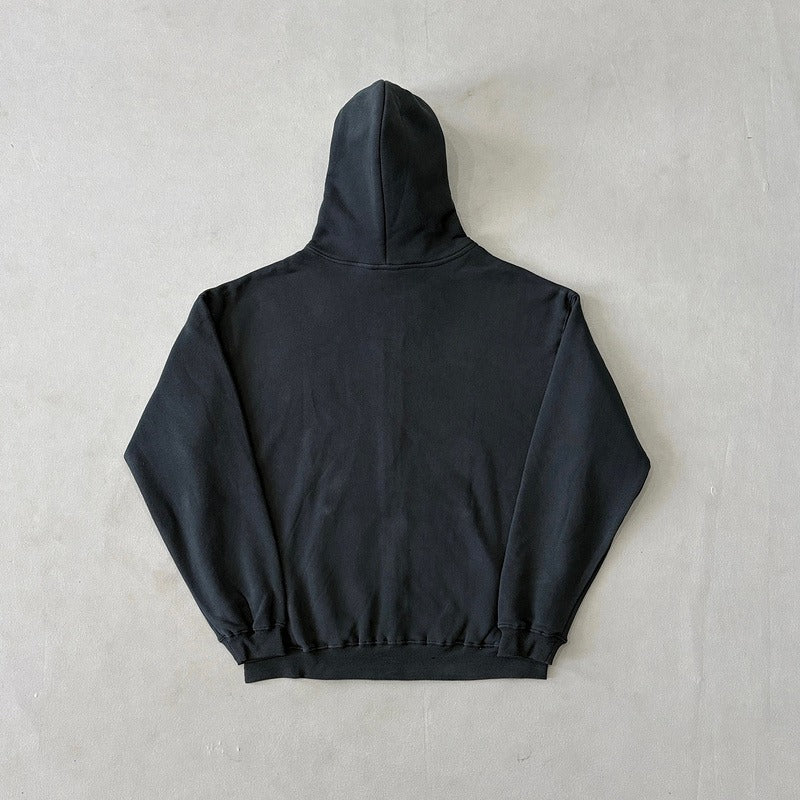Eric Emanuel EE Basic Zip Up Hoodie (FW24) - Black/White/Black