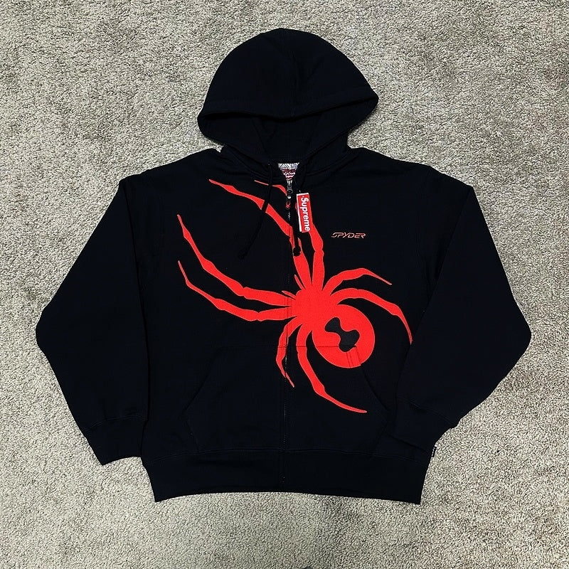 Supreme x Spyder Zip Up Hooded Sweatshirt