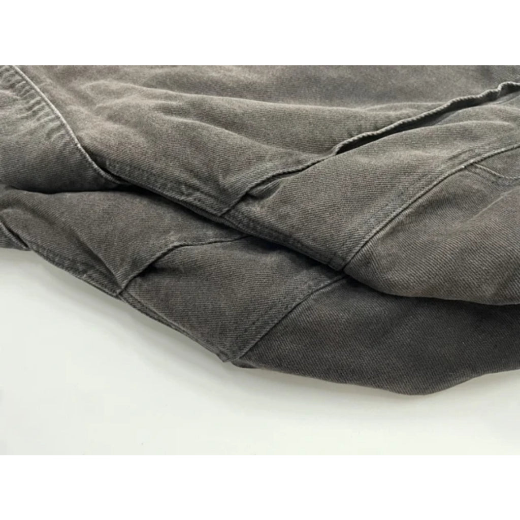 PRD Brand-plaque Padded Denim Jacket (J97)