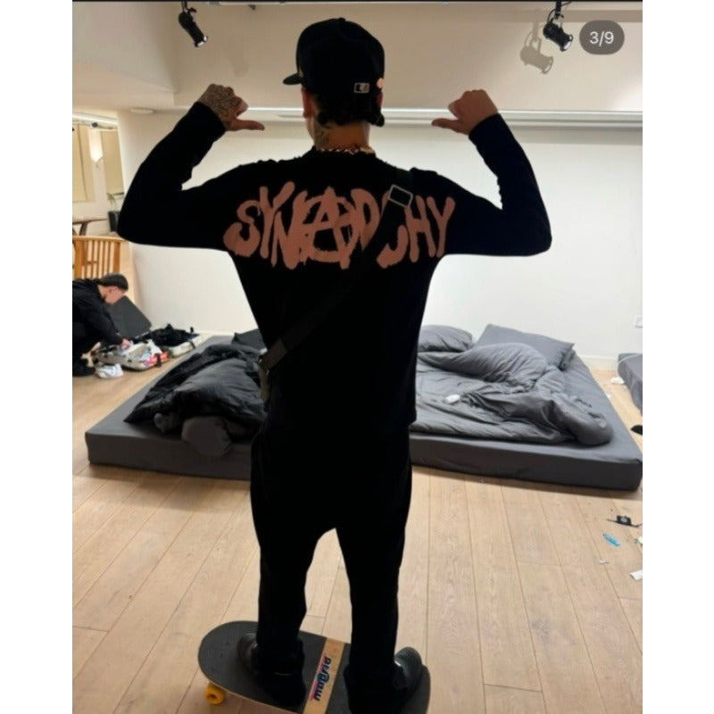 Syna World Synarchy Long-sleeve Shirt - Black/Rose Gold (Can't Rush Greatness Merchandise)