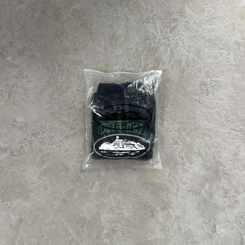 OG Alcatraz Italia Hoodie - Corteiz [Black]