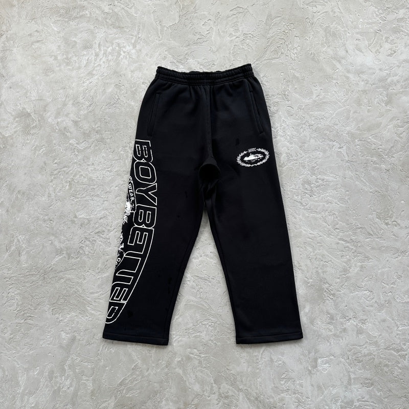 BBK ROYALE ZIP HOODIE/PANTS [BLACK] - Corteiz.RTW