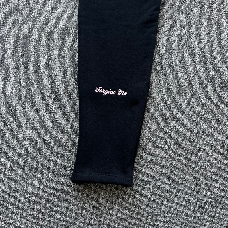 Syna World Syna Logo Tracksuit - Black (Pink Text)