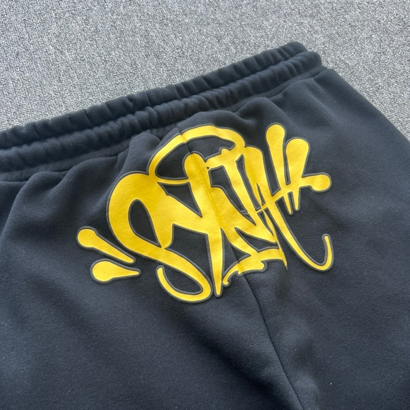 Syna World Syna Logo Tracksuit - Black (Yellow Text)