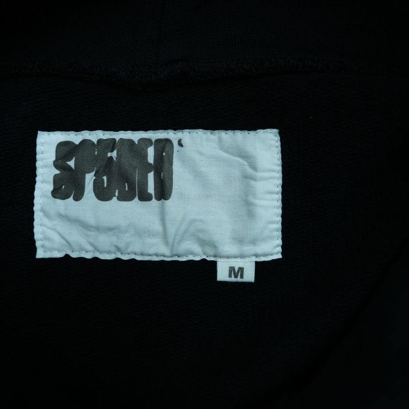 Sp5der VVS Rhinestone Hoodie [Black]