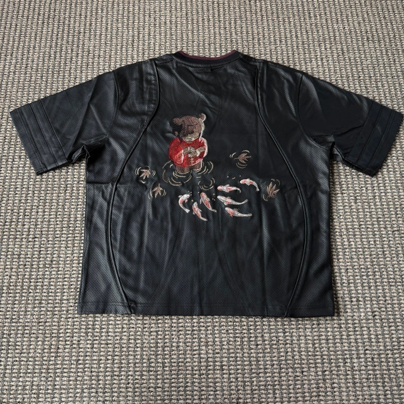 derschutze - "koi fish v2" leather jersey