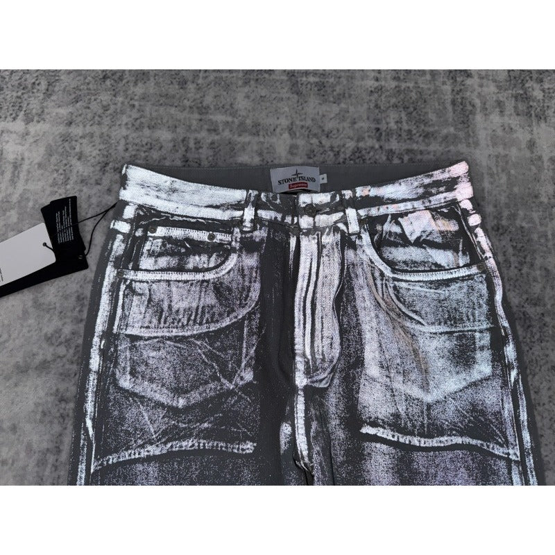 Sup x Stone Island 5-Pocket Jeans [Reflective]