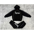 Supreme Curve Piping Hooded Sweatshirt/ Sweatpants/ Set
