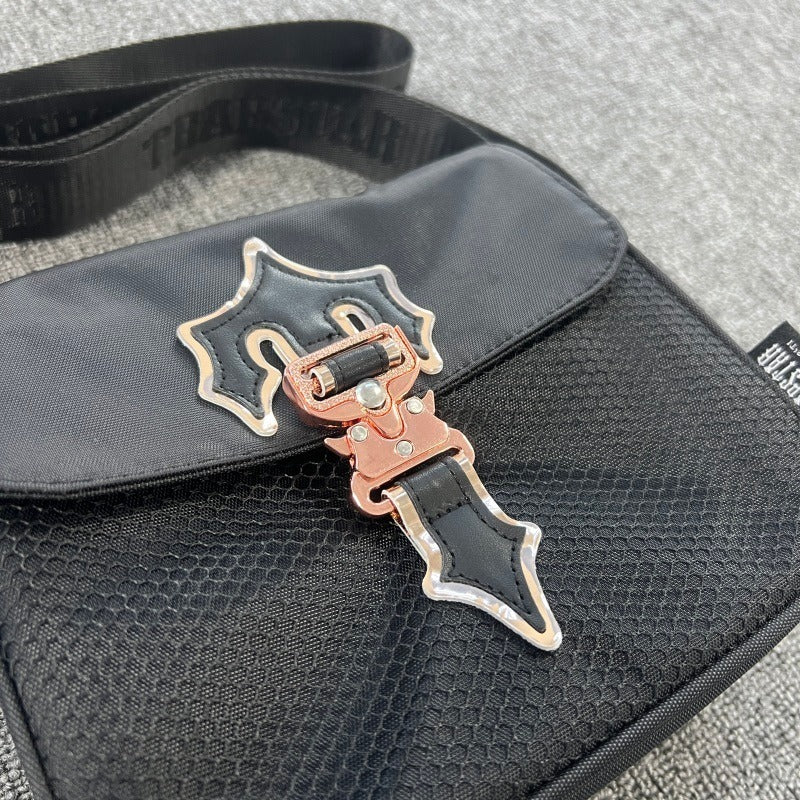 Trapstar Irongate T Crossbody Bag [Can't Rush Greatness Rose Gold/Black Line/White Line/Reflective]