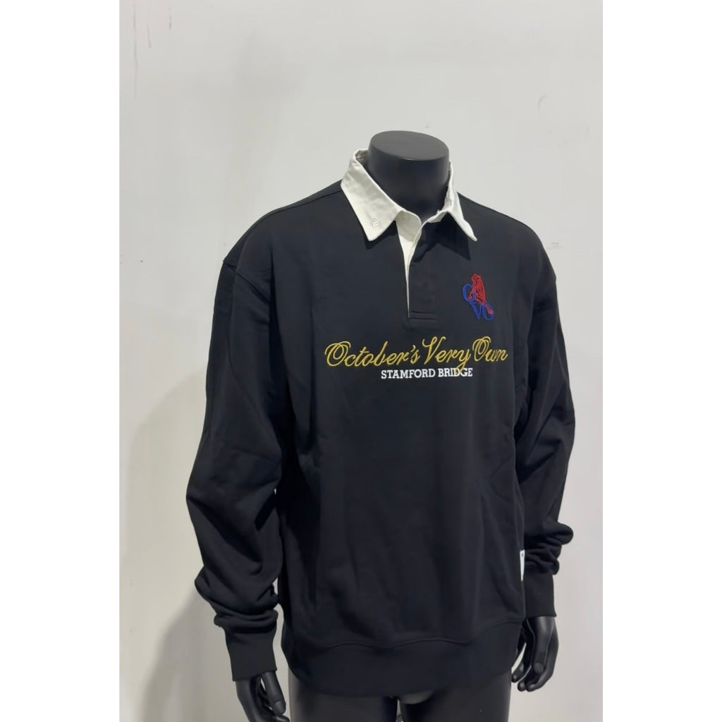 October’s Very Own (OVO) x chelsea FC Rugby Sweatshirt [BLACK/BLUE]