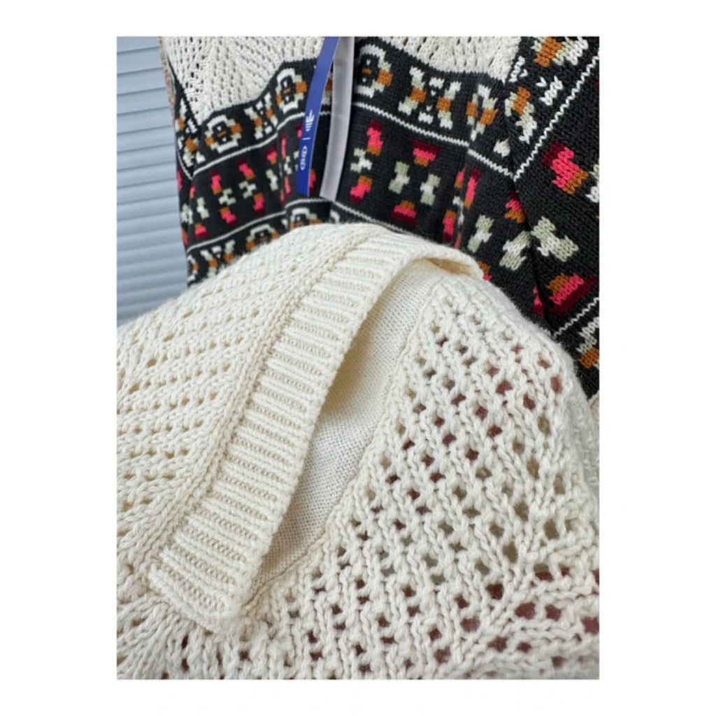 ADIDAS x CLOT Knit Cardigan Crew White/Cream
