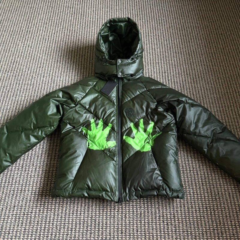 Heat Reactive Puffer (Dark Green Army in Cool Temperature - Light Green in Hot Temperature) - MERTRA