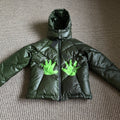 Heat Reactive Puffer (Dark Green Army in Cool Temperature - Light Green in Hot Temperature) - MERTRA