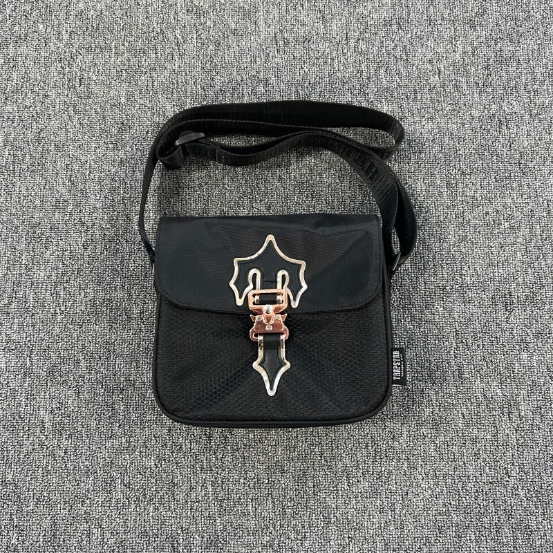 Trapstar Irongate T Crossbody Bag [Can't Rush Greatness Rose Gold/Black Line/White Line/Reflective]