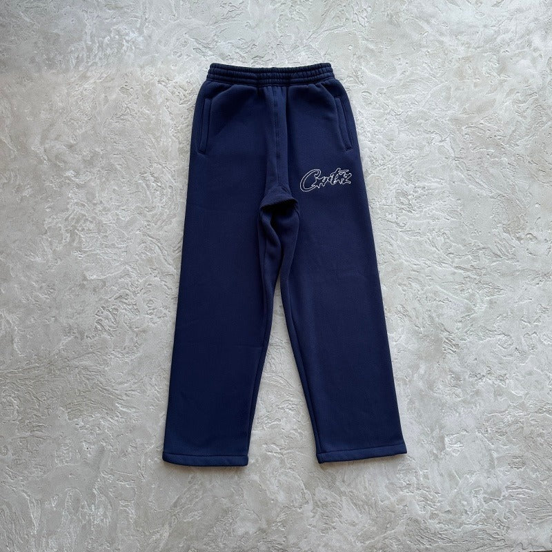 Thick Stitch Allstarz Zip Hoodie/ Sweatpants/ Set - Corteiz [NAVY]