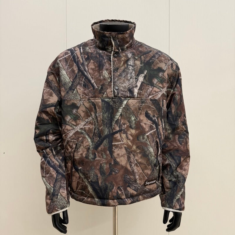 Sup Polartec Shearling Reversible Pullover "Camo"