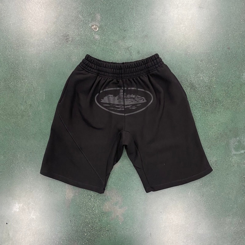 OG Alcatraz Shorts - Corteiz [BLACK/TRIPLE BLACK/BABY BLUE/BROWN/DARK BLUE/BROWN/PINK]]