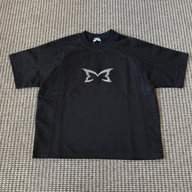 Mertra Layered Mesh Jersey (Black/Green)