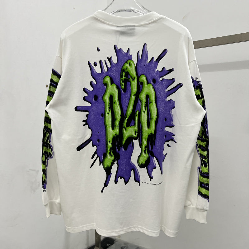 Hellstar Horror Book Long-Sleeve Tee