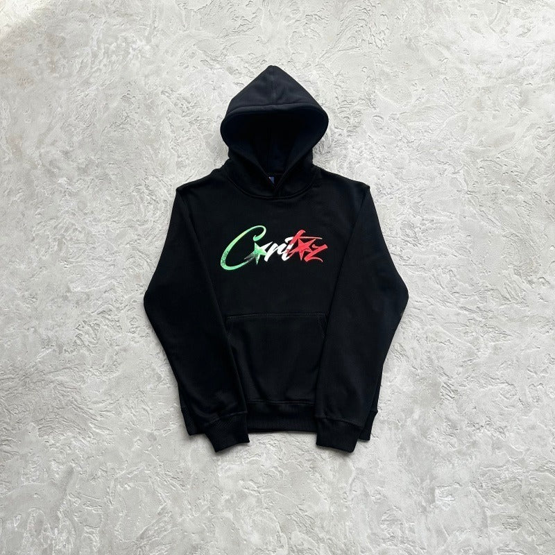 Allstarz Italia Hoodie - Corteiz [BLACK/GREY]
