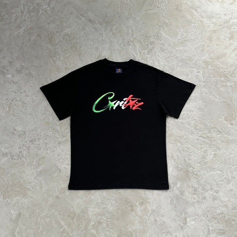 Allstarz Italia Tee - Corteiz [BLACK/GREY/WHITE]
