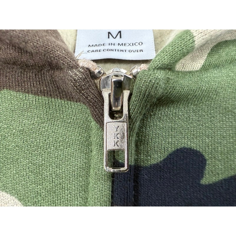 AKIMBO ZIP-UP HOODIE - WOODLAND CAMO