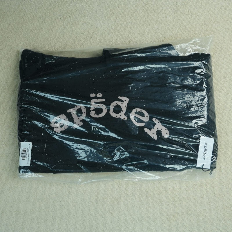 Sp5der VVS Rhinestone Hoodie [Black]