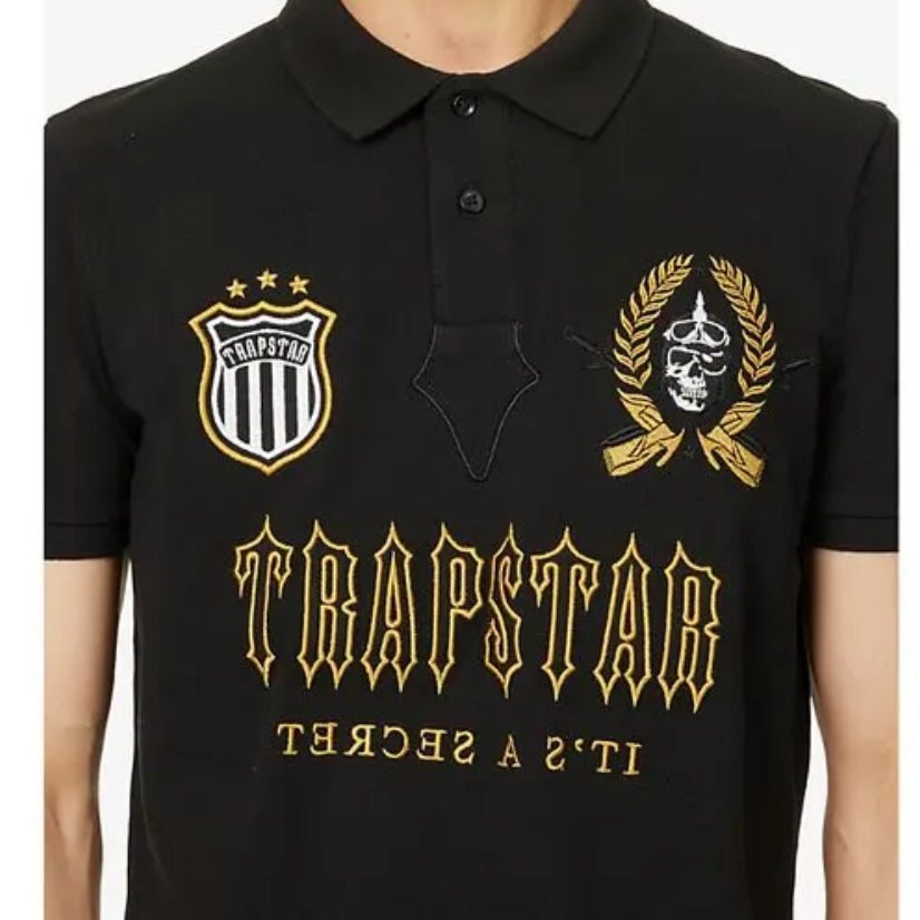 TRAPSTAR - Decoded Logo-embroidery Cotton-pique Polo Shirt