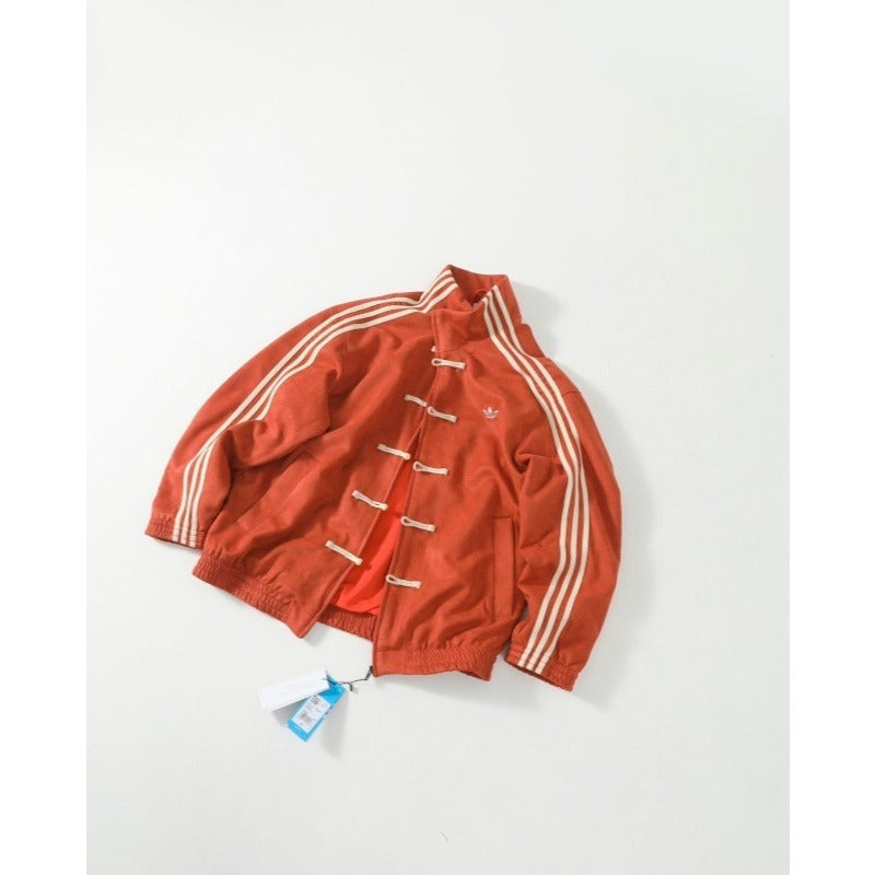 adidas Originals CTT Chinese Tang-Style Suede Jacket - BNIP 100%