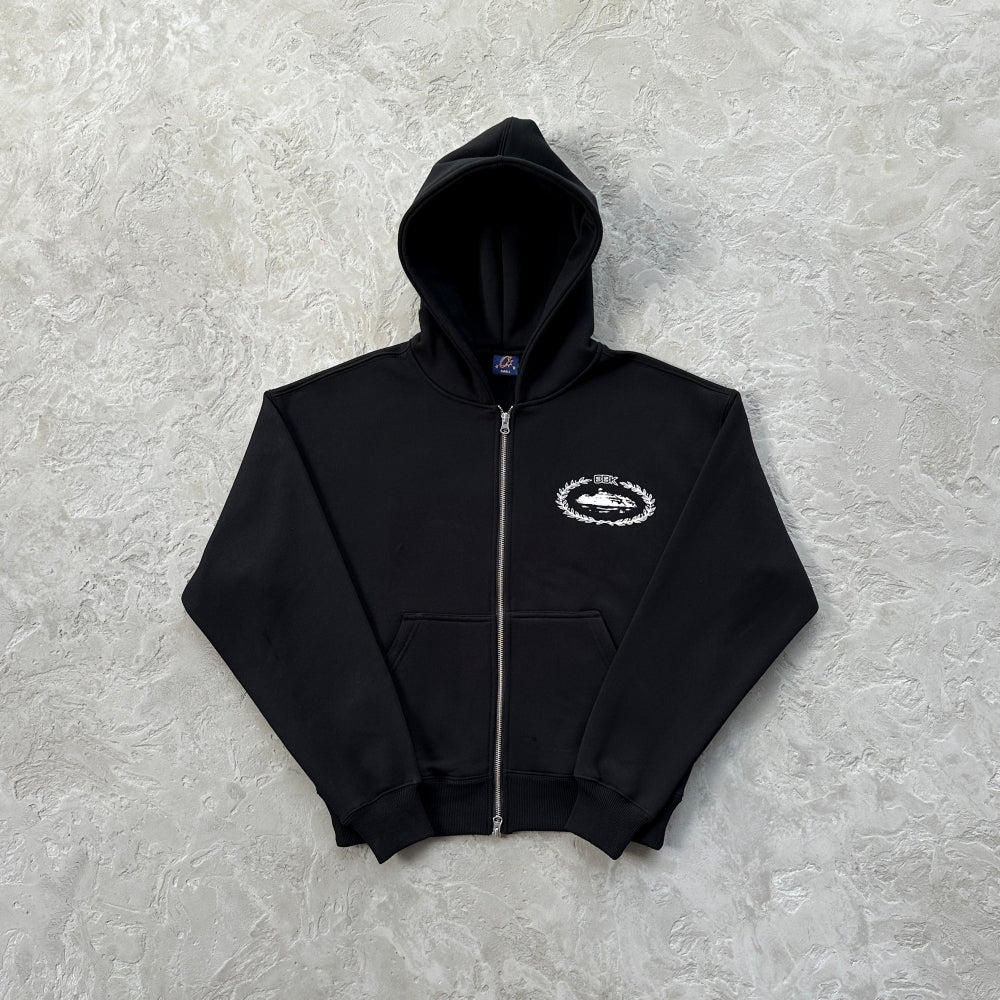 BBK ROYALE ZIP HOODIE/PANTS [BLACK] - Corteiz.RTW