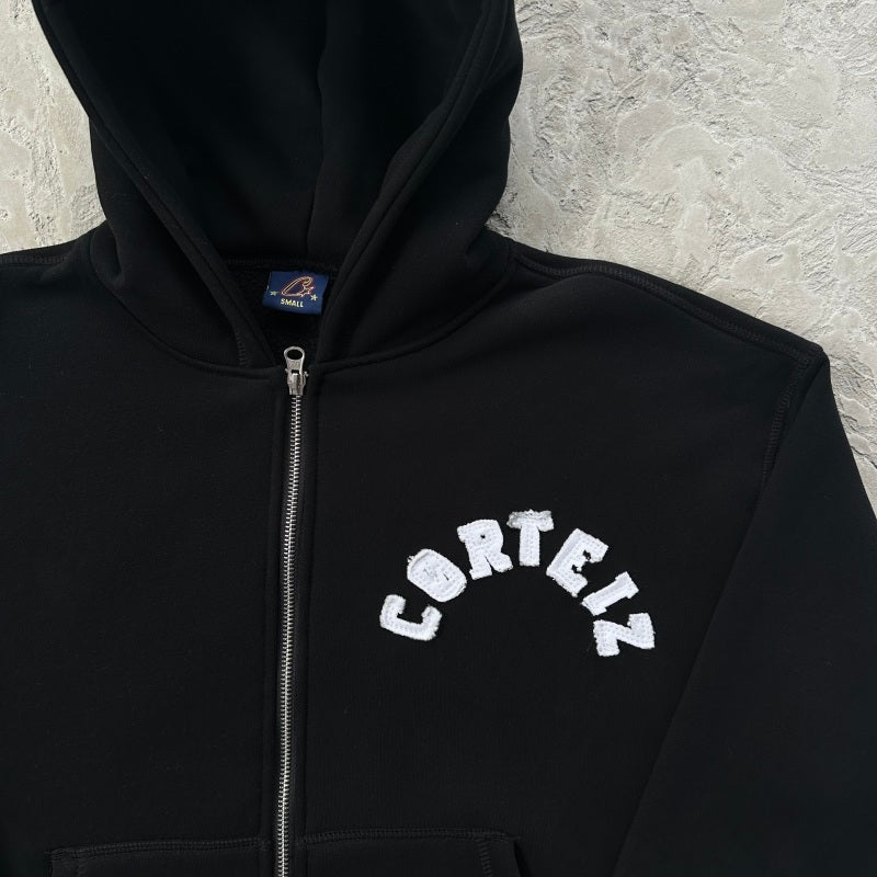 Colly Arch - Zip-Up Hoodie/ Sweatpants/ Set - CRTZ.XYZRTW [BLACK]