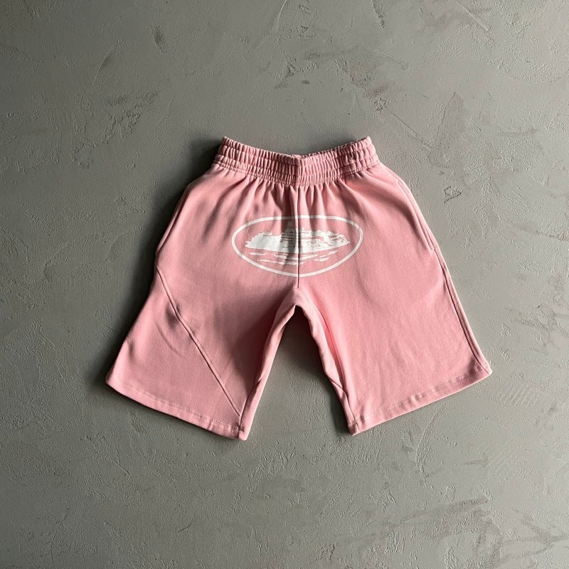 OG Alcatraz Shorts - Corteiz [BLACK/TRIPLE BLACK/BABY BLUE/BROWN/DARK BLUE/BROWN/PINK]]