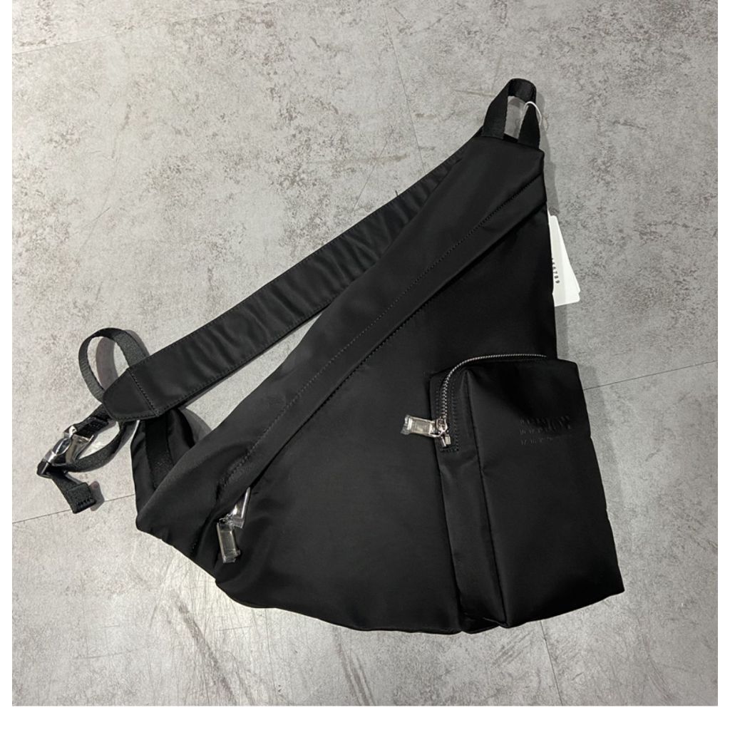 MM6 triangular cross body bag