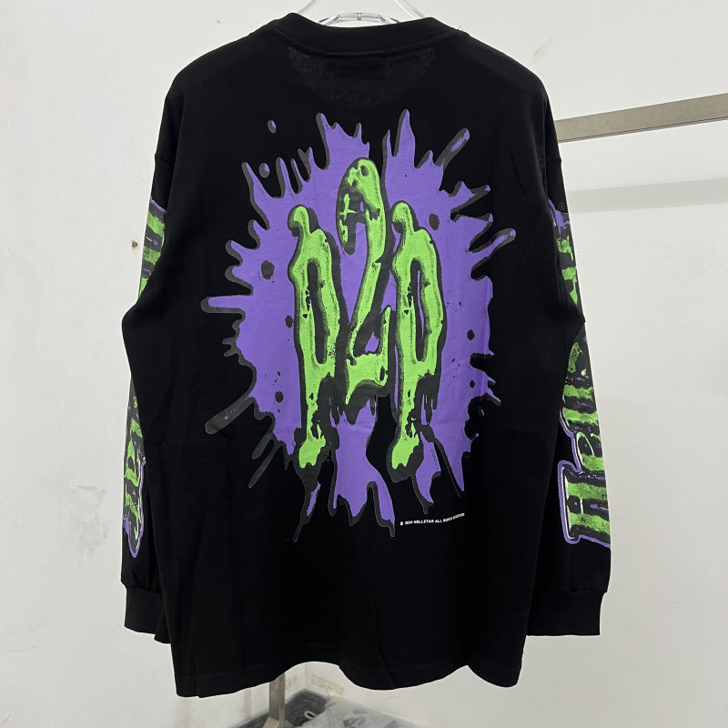 Hellstar Horror Book Long-Sleeve Tee