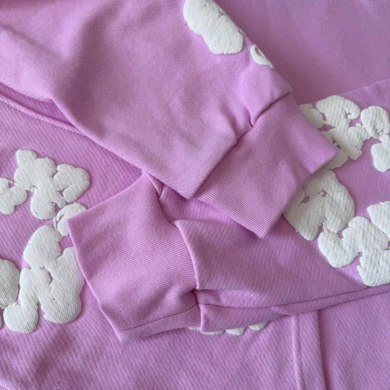 DNMTRS The Cotton Wreath Powder Hoodie [PINK/BLUE]